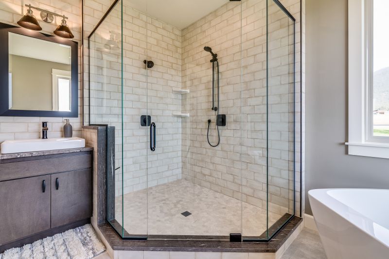 Contemporary Shower Area
